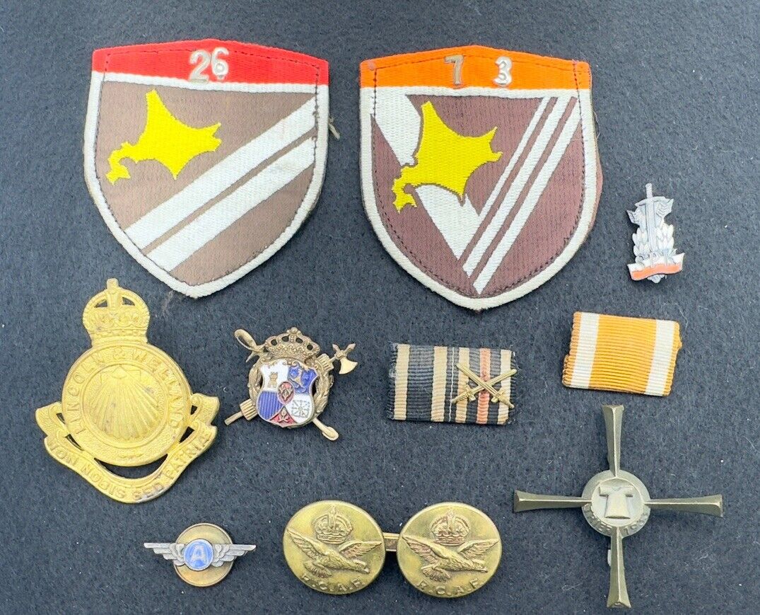 WW1/WW2 Era Foreign Militaria Pins, Ribbons, Patches - Germany, Japan, Poland