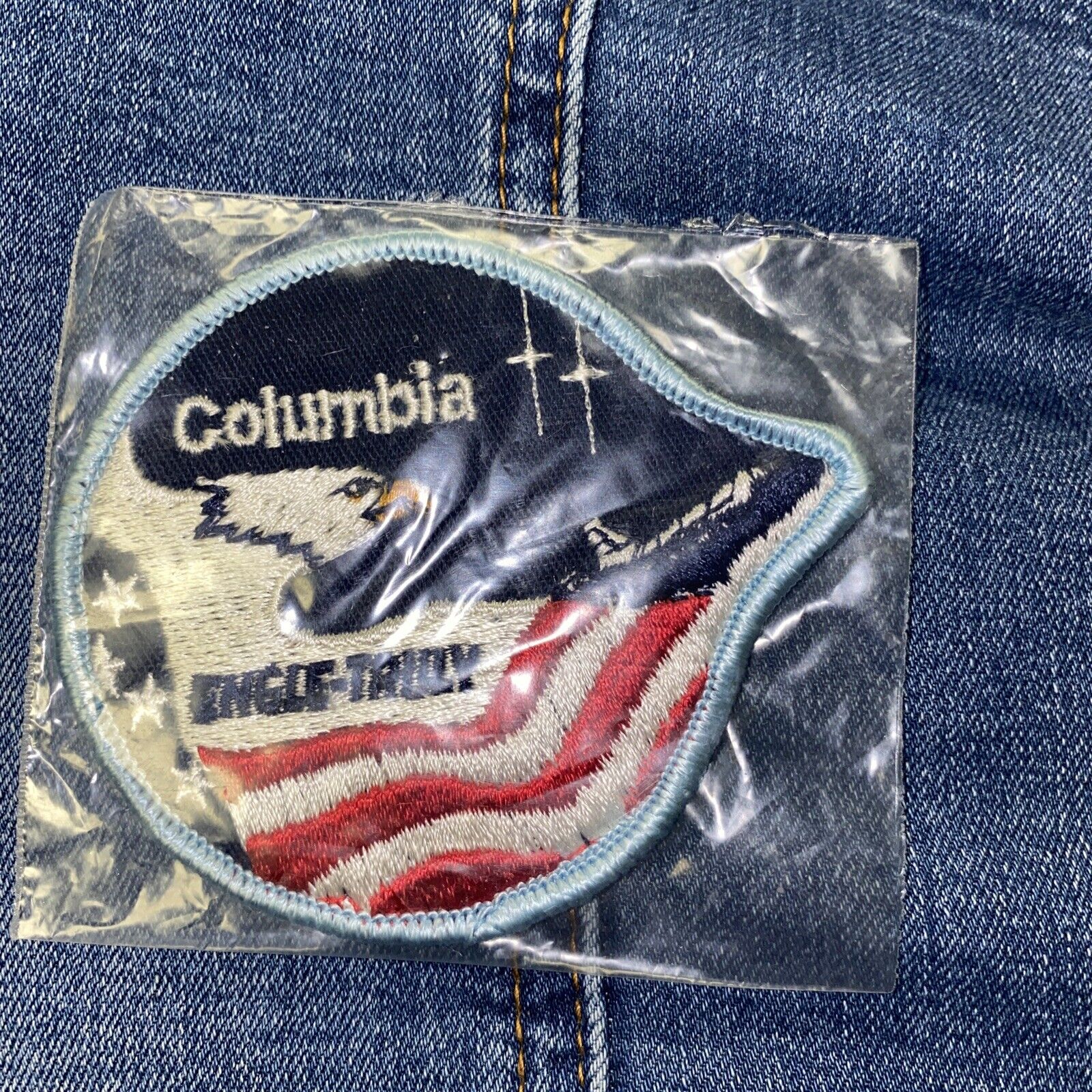Original, Vintage 1981 NASA Columbia (Engle- Truly) Patch STS-2 