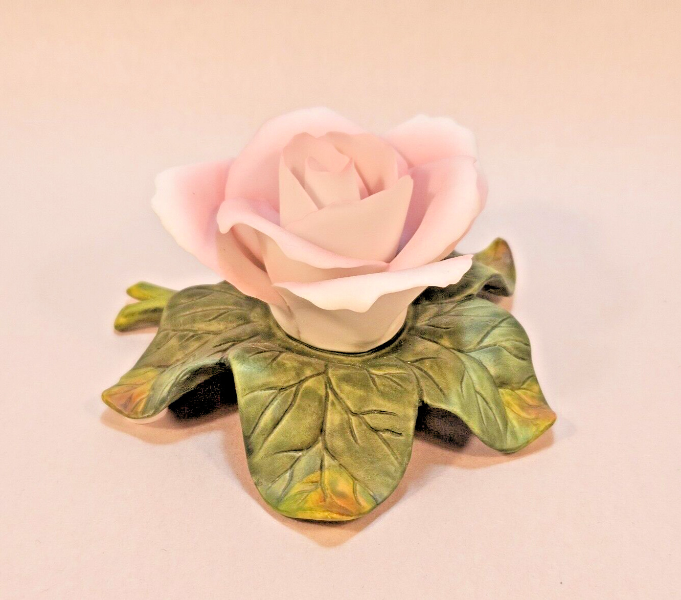 NWB Simson Giftware Porcelain Pink Rose Infused with Fragrance 5\'H