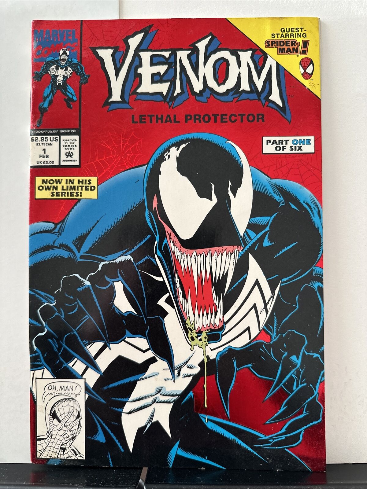 Venom: Lethal Protector #1 (1993) 1st solo title featuring Venom.