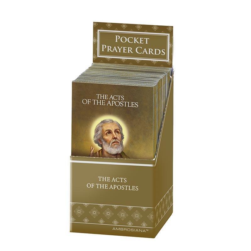 Trifold Cards Display The Acts of The Apostles Size 3 x 7 x 3 in 48 Pieces