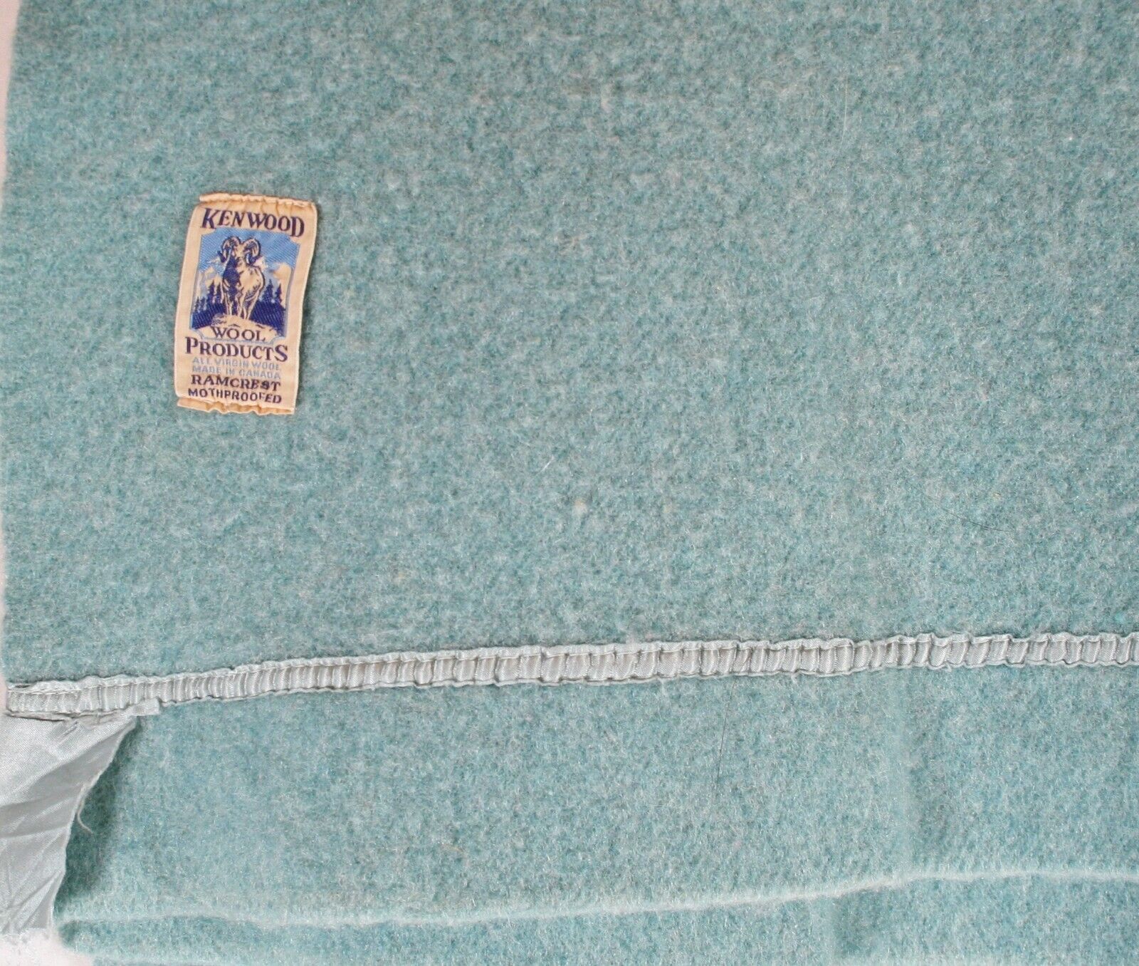 Vintage 100% Kenwood Wool Blanket 67\