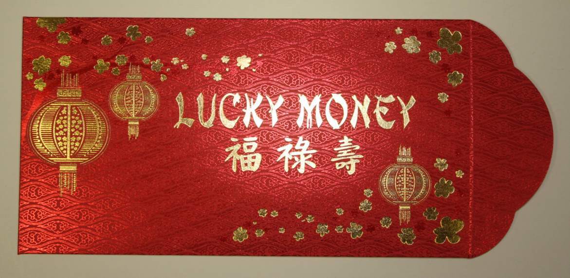 Pack of 10 Deluxe LUCKY MONEY Red Envelopes CHINESE NEW YEAR Hongbao Pack 7x3.5