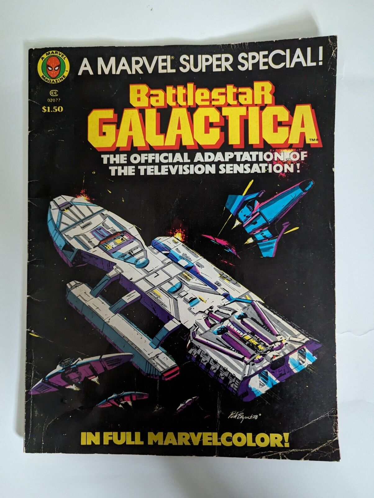 Vintage 1978 TV Show Battlestar Galactica A Marvel Super Special Comic Book