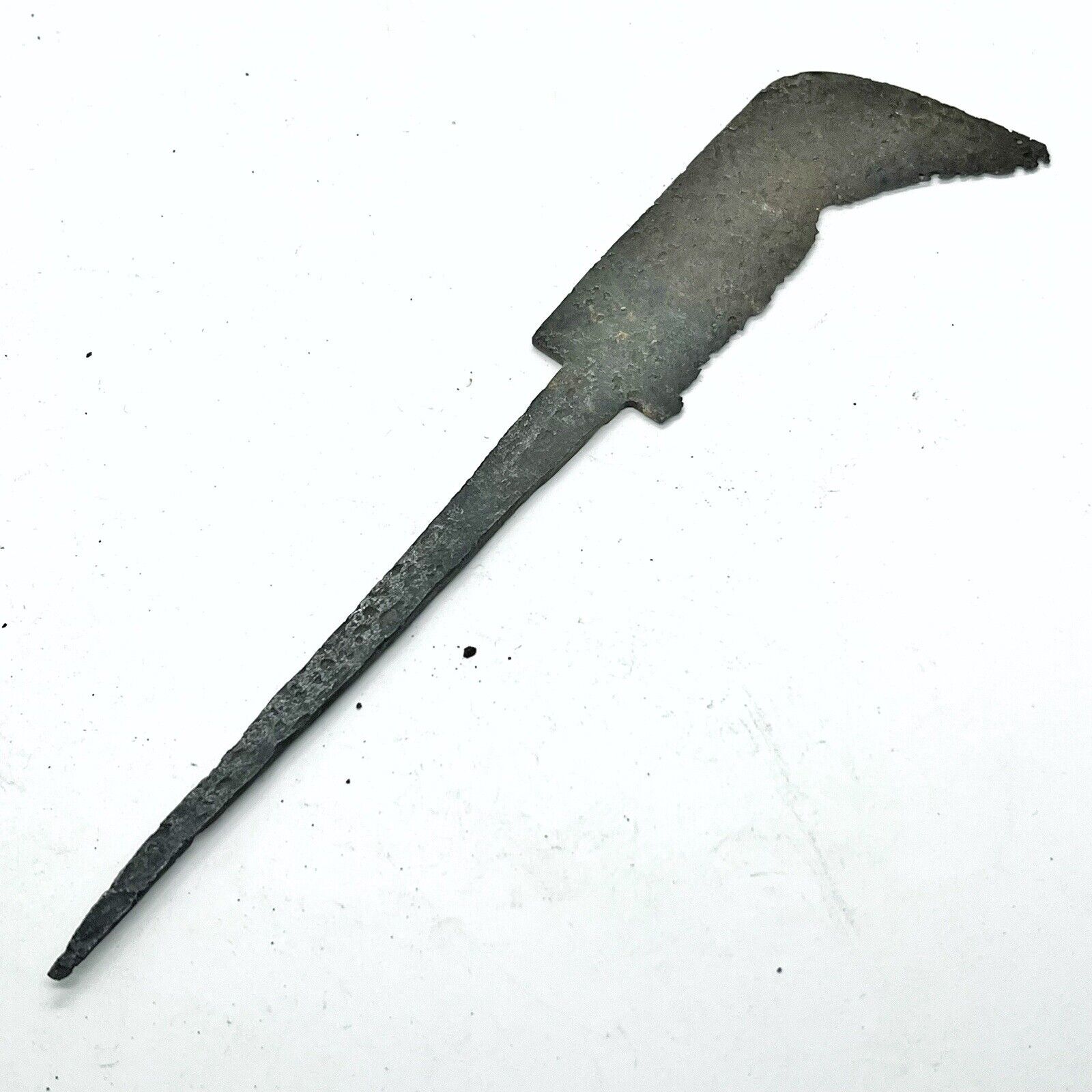 Medieval European Iron Curved Knife Blade Artifact — Circa 1200-1600’s AD :: B