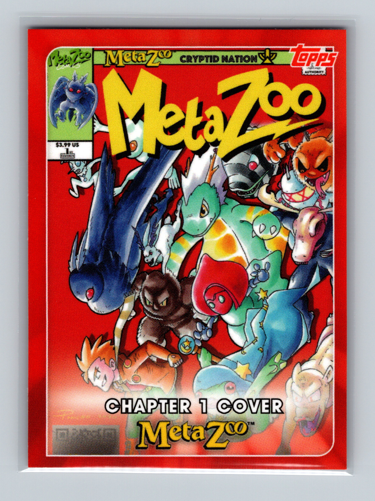 2021 Topps x MetaZoo Cryptid Nation Series 0 Lore Set Chapter 1 Cover #L5