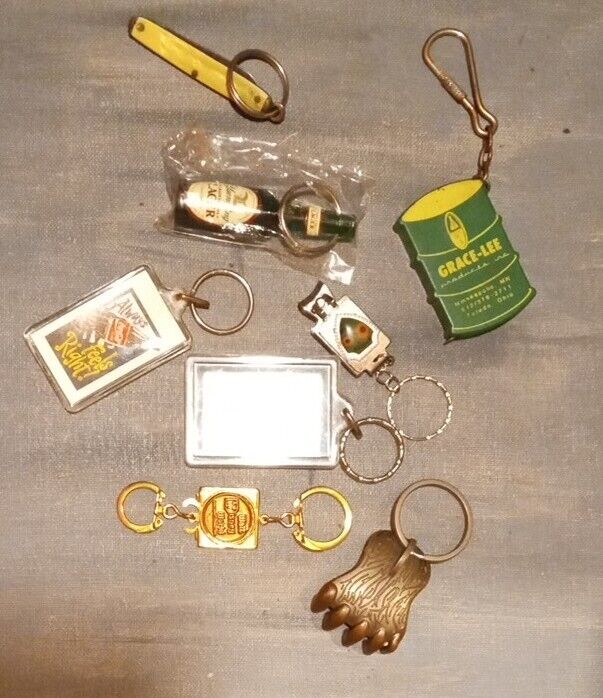 Vintage Keychain Lot Vintage Walt Disney World Keychain And Other Lot Of 8.  PX1