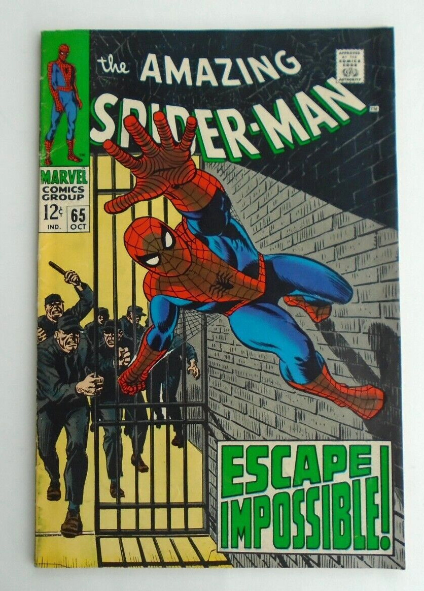The Amazing Spider-Man # 65 - Complete 1968  Very Fine 7.5- Sliver Age Key