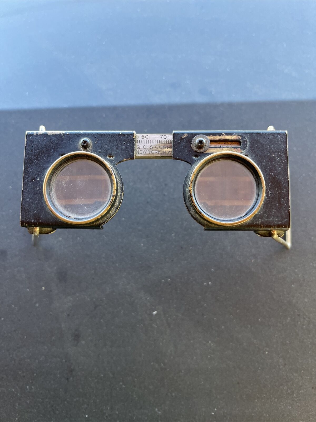 WW2-US ARMY map reading glasses Vintage US ARMY magnifying