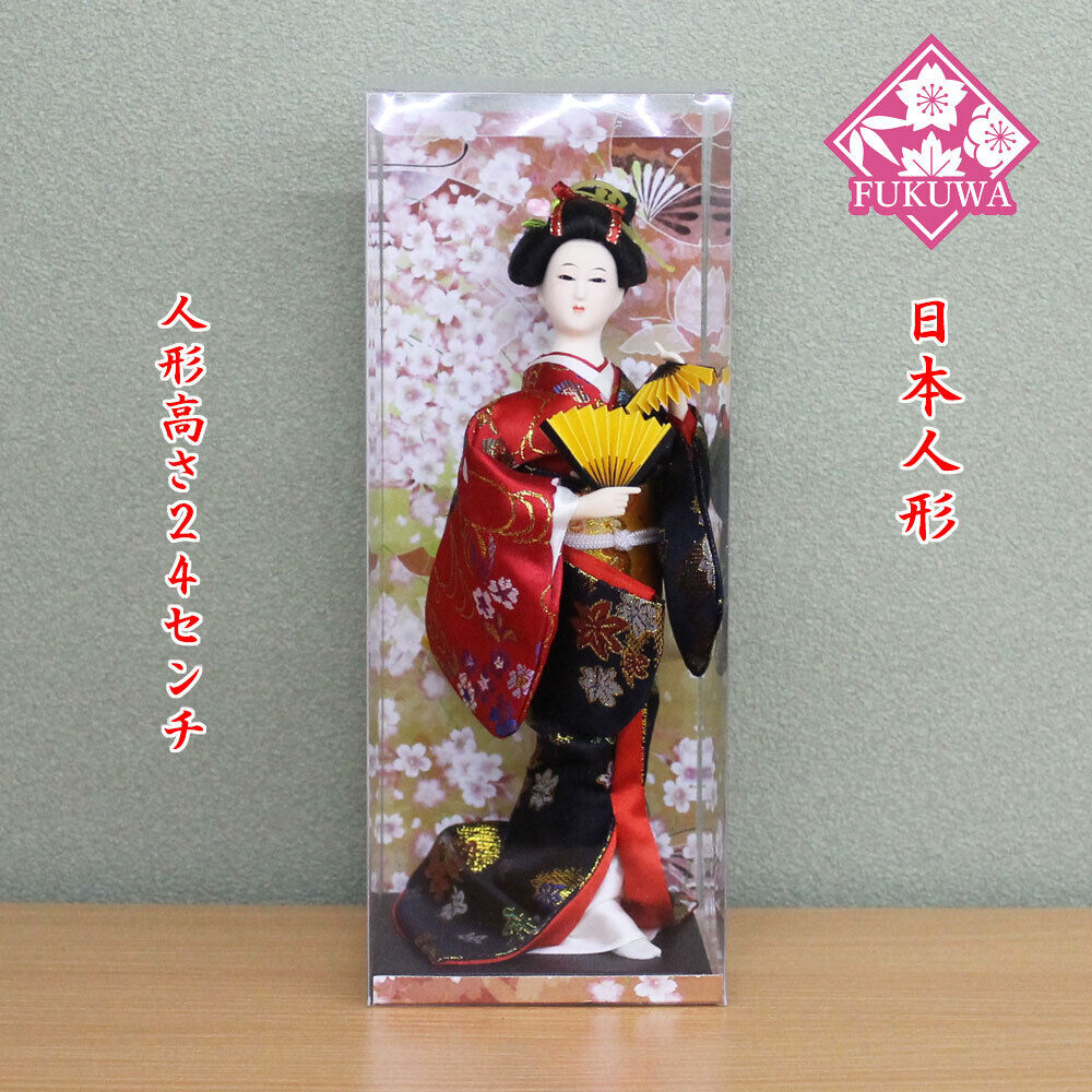 Japanese doll Dance Maiko black one sleeve] 24cm Japanese nonh