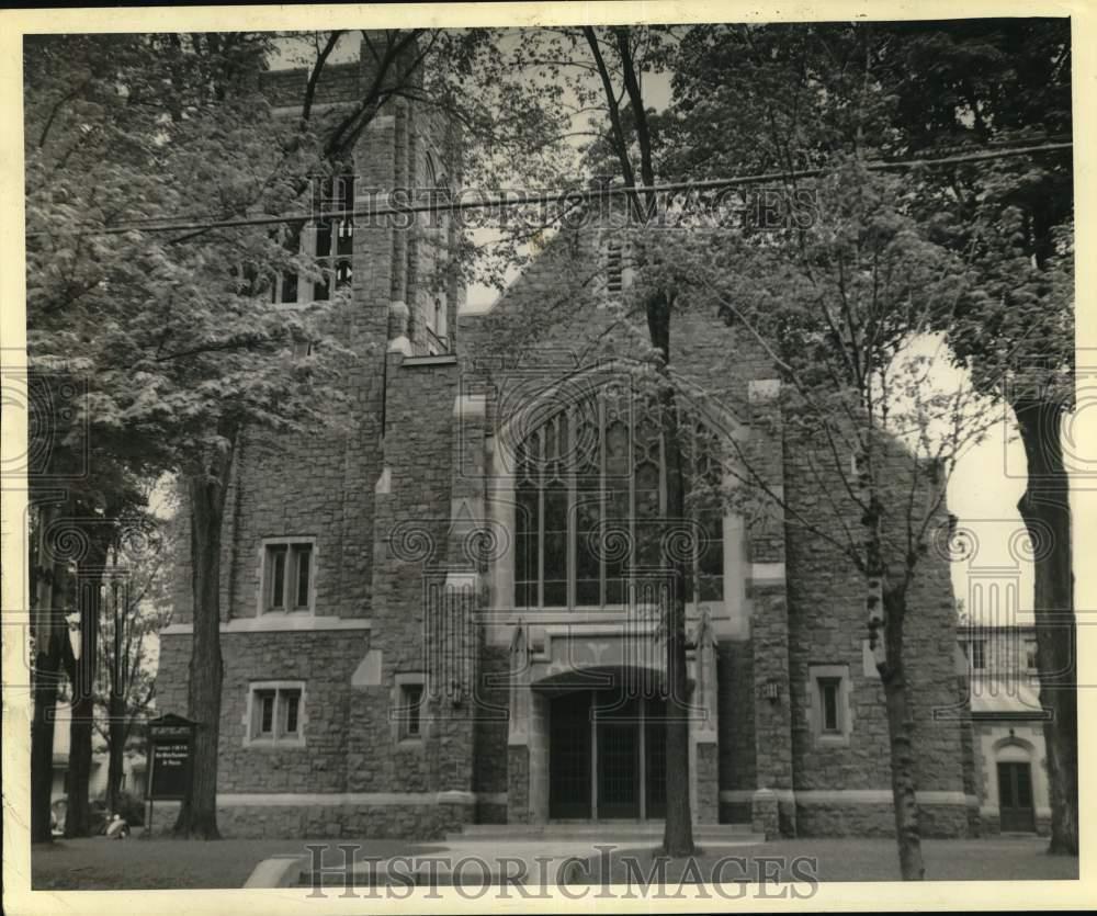 1938 Press Photo Exterior of First Methodist Episcopal Church, Oneida, New York