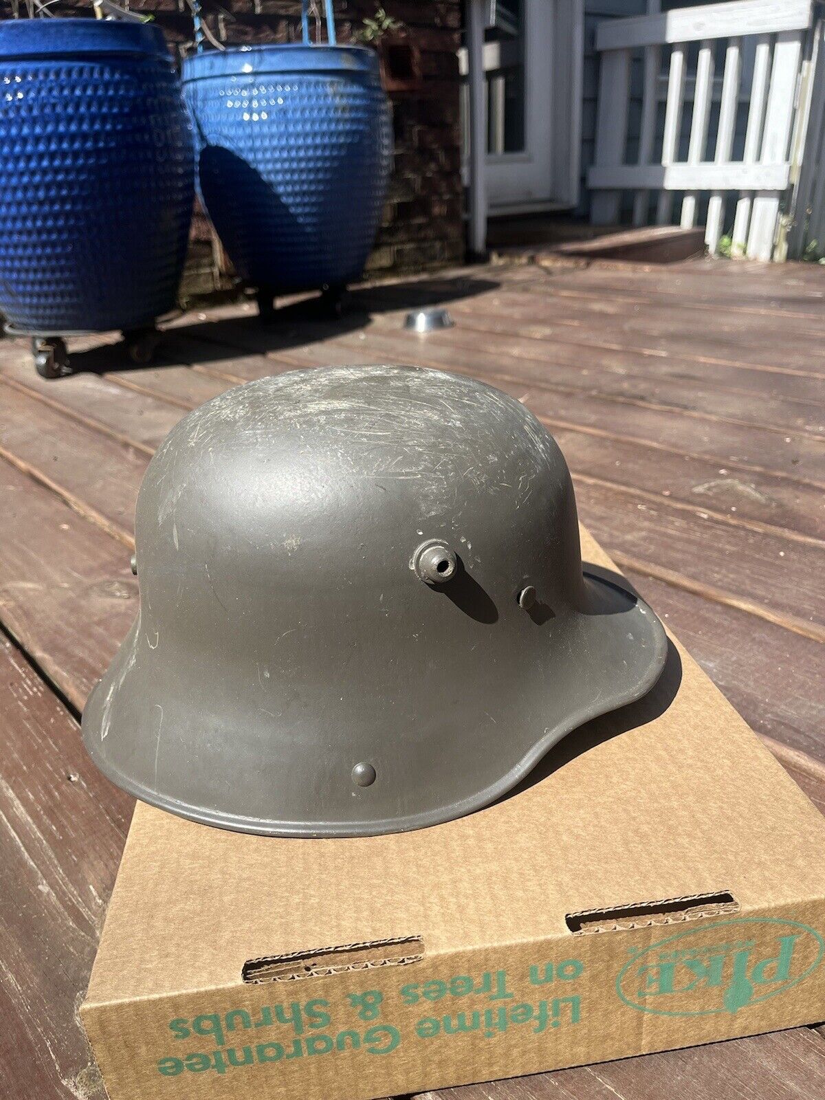 WWI Original Restored German Helmet