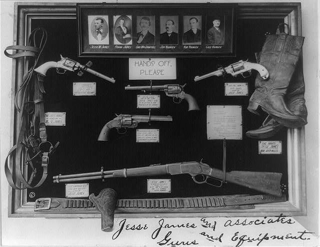 Photo:Jesse Woodson James,1847-82,Guns,Associates