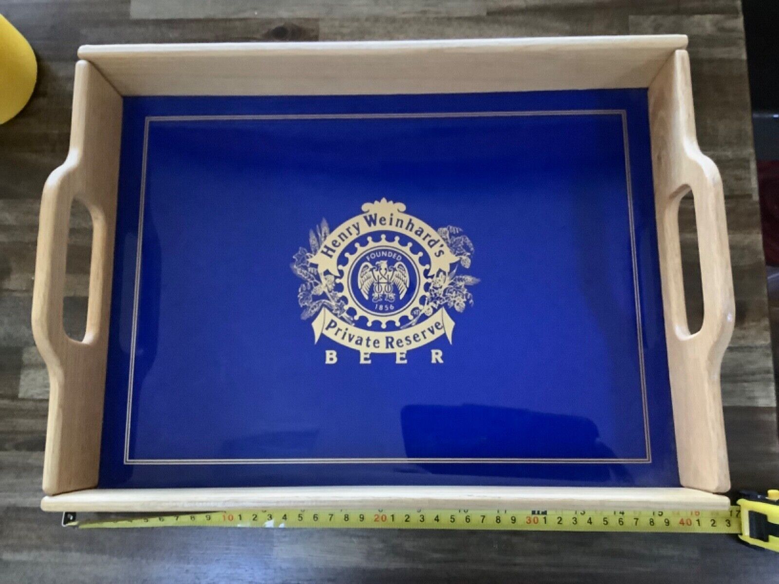 RARE Vintage Henry Weinhard’s Private Reserve Beer serving tray. Mint Condition