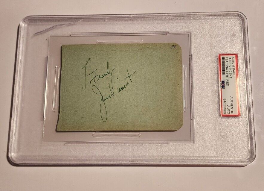 June Vincent PSA DNA Autograph Signed Auto Actress Rare Perry Mason