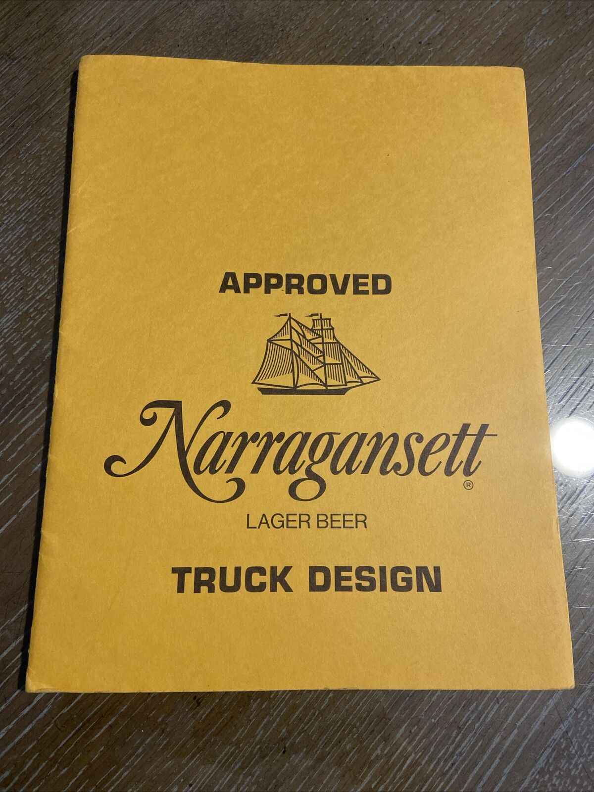 Narragansett Beer NOS Truck Design Packet Extra Rare