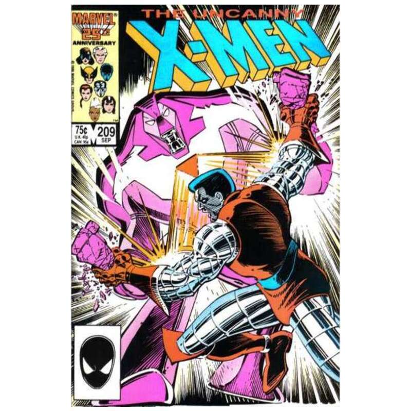Uncanny X-Men (1981 series) #209 in Near Mint minus condition. Marvel comics [n]