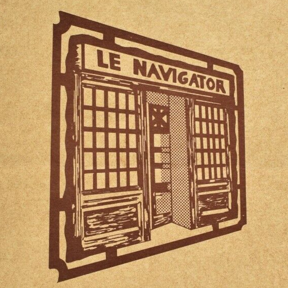 Vintage 1990s Le Navigator Restaurant Menu 63 Rue Galande Paris France
