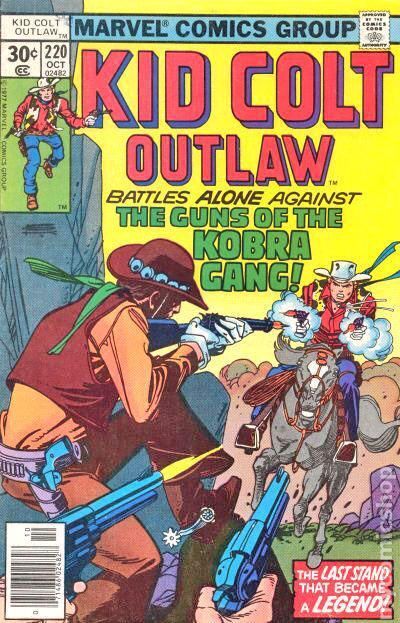 Kid Colt Outlaw #220 FN 1977 Stock Image