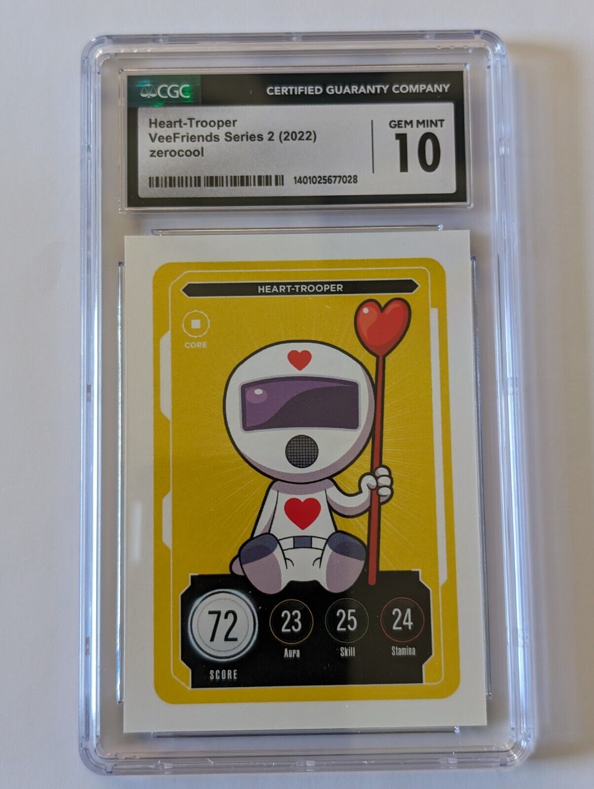 Heart-Trooper CGC 10 Gem Mint VeeFriends Series 2 Compete and Collect