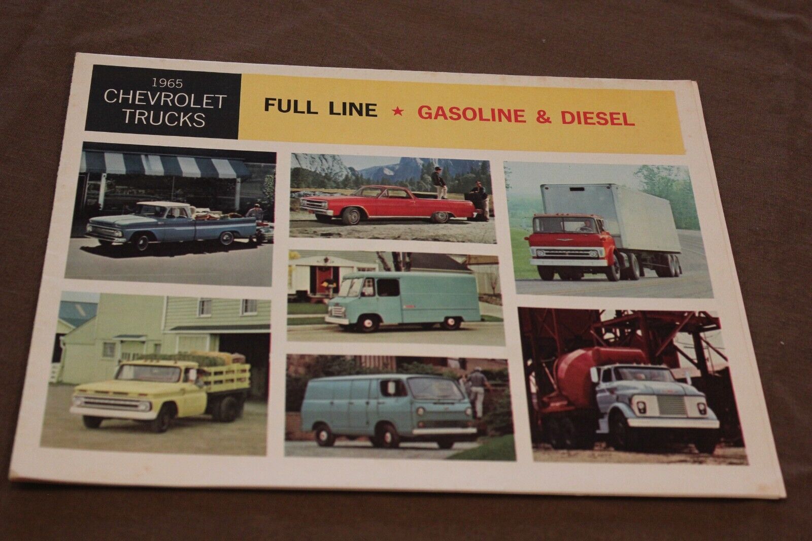 Vintage Brochure for Chevrolet Trucks 1965