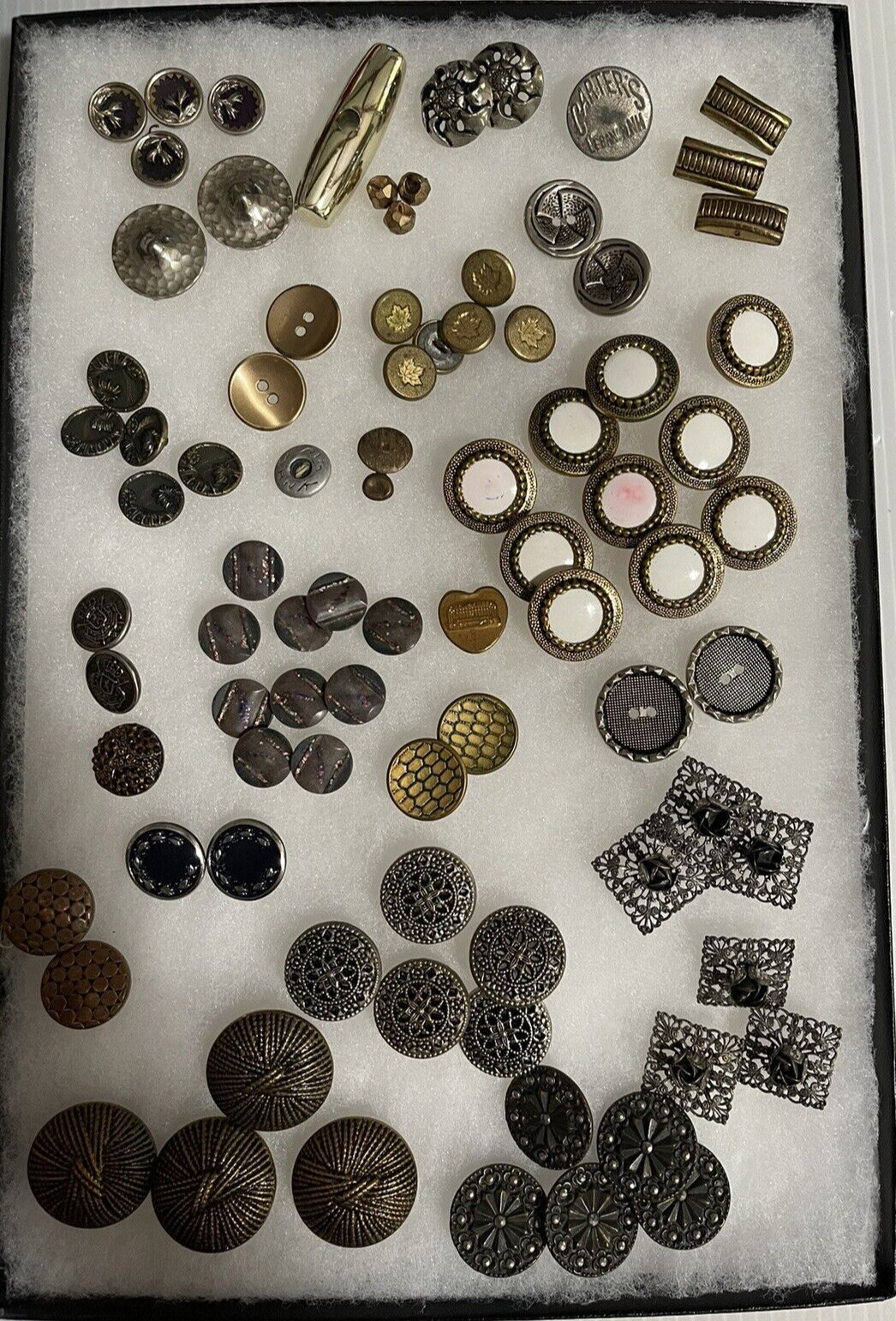 Assortment Vintage  Metal Buttons Lot #1