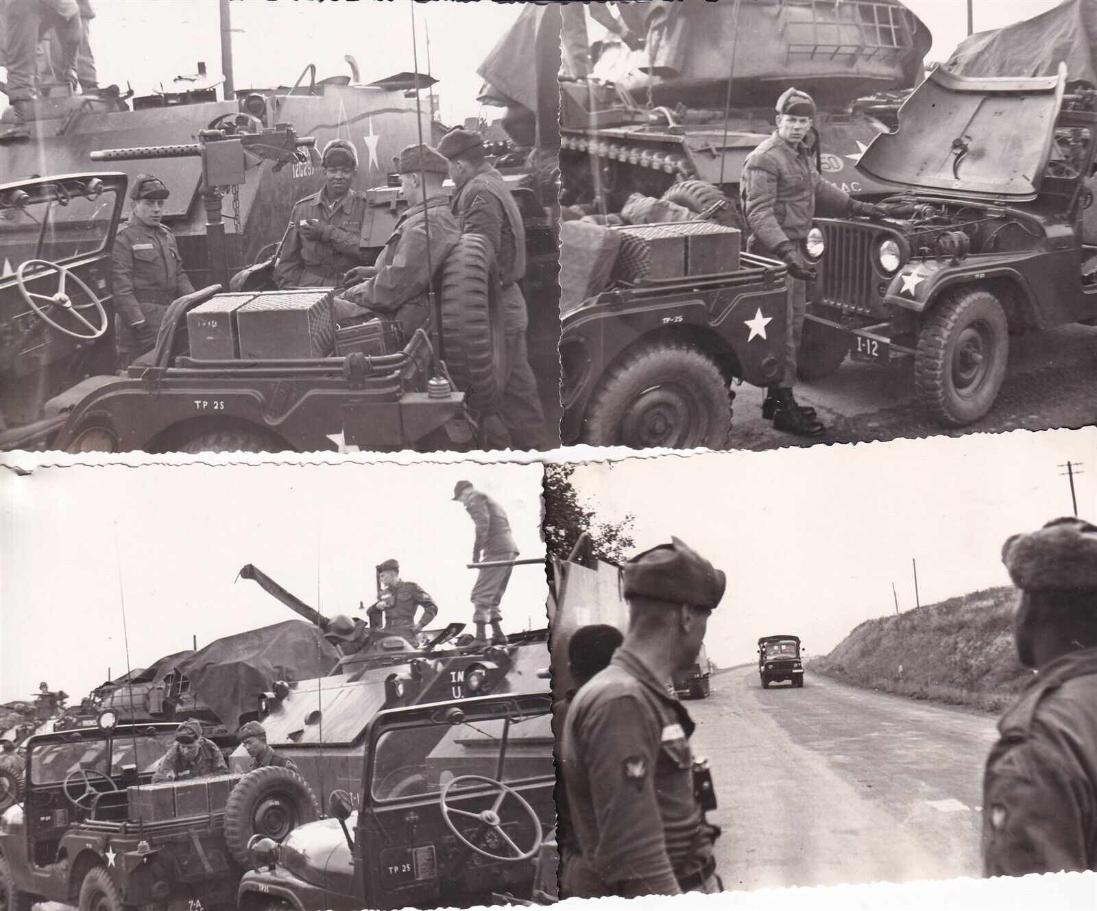 Lot 4 Original Photos 14th ARMORED CAVALRY TANKS APCs NATO 1960 West Germany 447