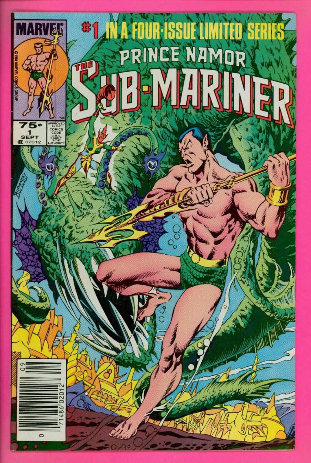 Sub-Mariner #1 7.0 FN/VF very fine Marvel Comics Limited Series 1984 newsstand