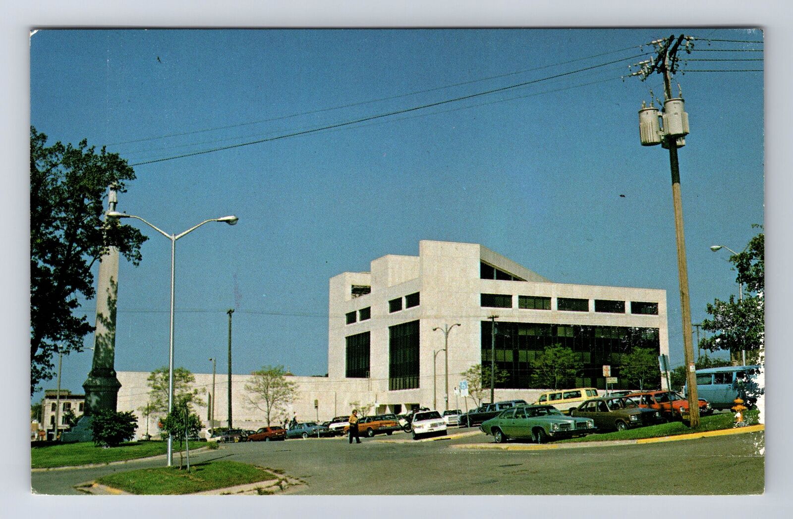 Janesville WI-Wisconsin, New Office Building, Parker Pen Co, Vintage Postcard