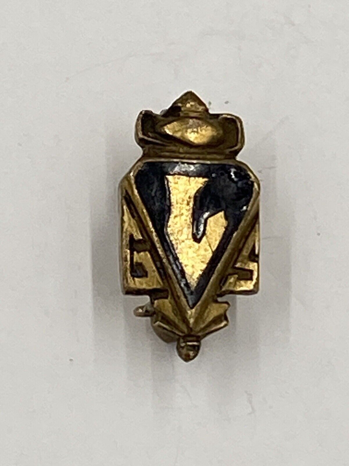 RARE Vintage GLS Regal Style Lapel Pin Signed