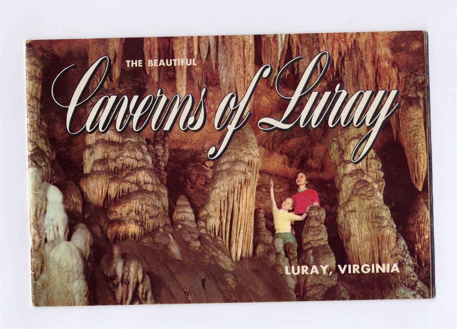 Vintage The Beautiful Caverns of Luray Virginia Souvenir Booklet