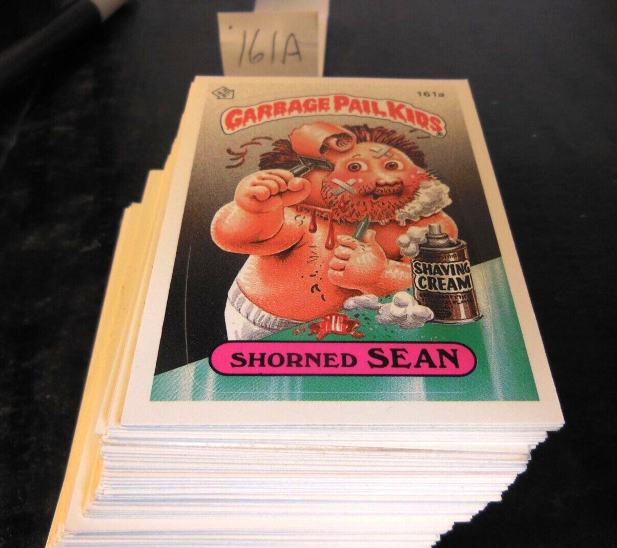 1986 Topps Garbage Pail Kids #161a SHORNED SEAN (LOT OF 50) (ALL THE SAME CARD)