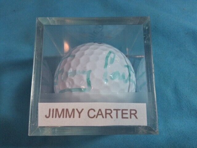 PRESIDENT JIMMY CARTER #39: AUTOGRAPH AND OR SIGNED GOLF BALL