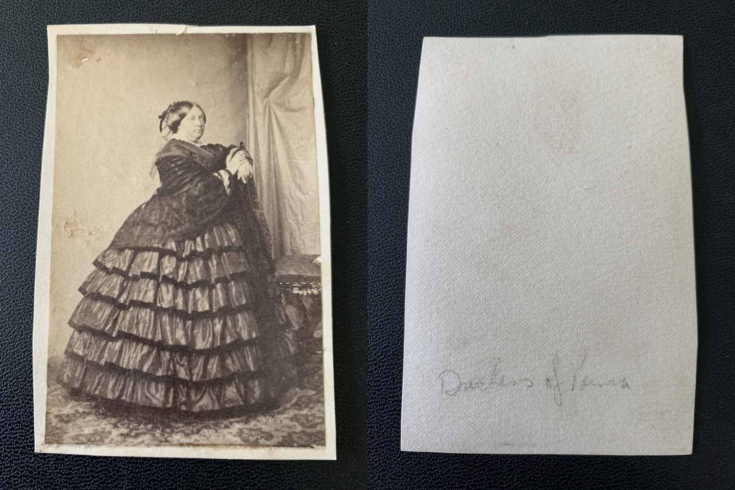 Louise Marie Thérèse d'Artois, Duchess of Parma Vintage Albumen Print CDV.Lou