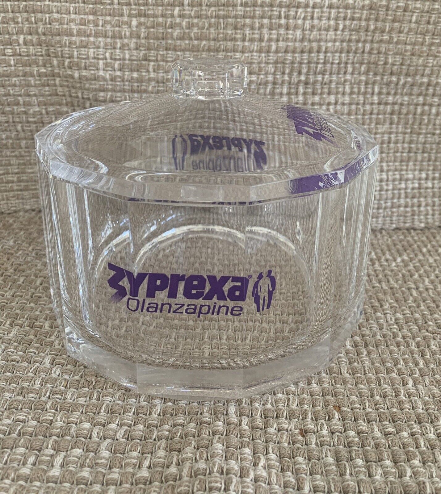 Vintage 1992 Zyprexa Olanzapine Pharmaceutical Promotional Bowl