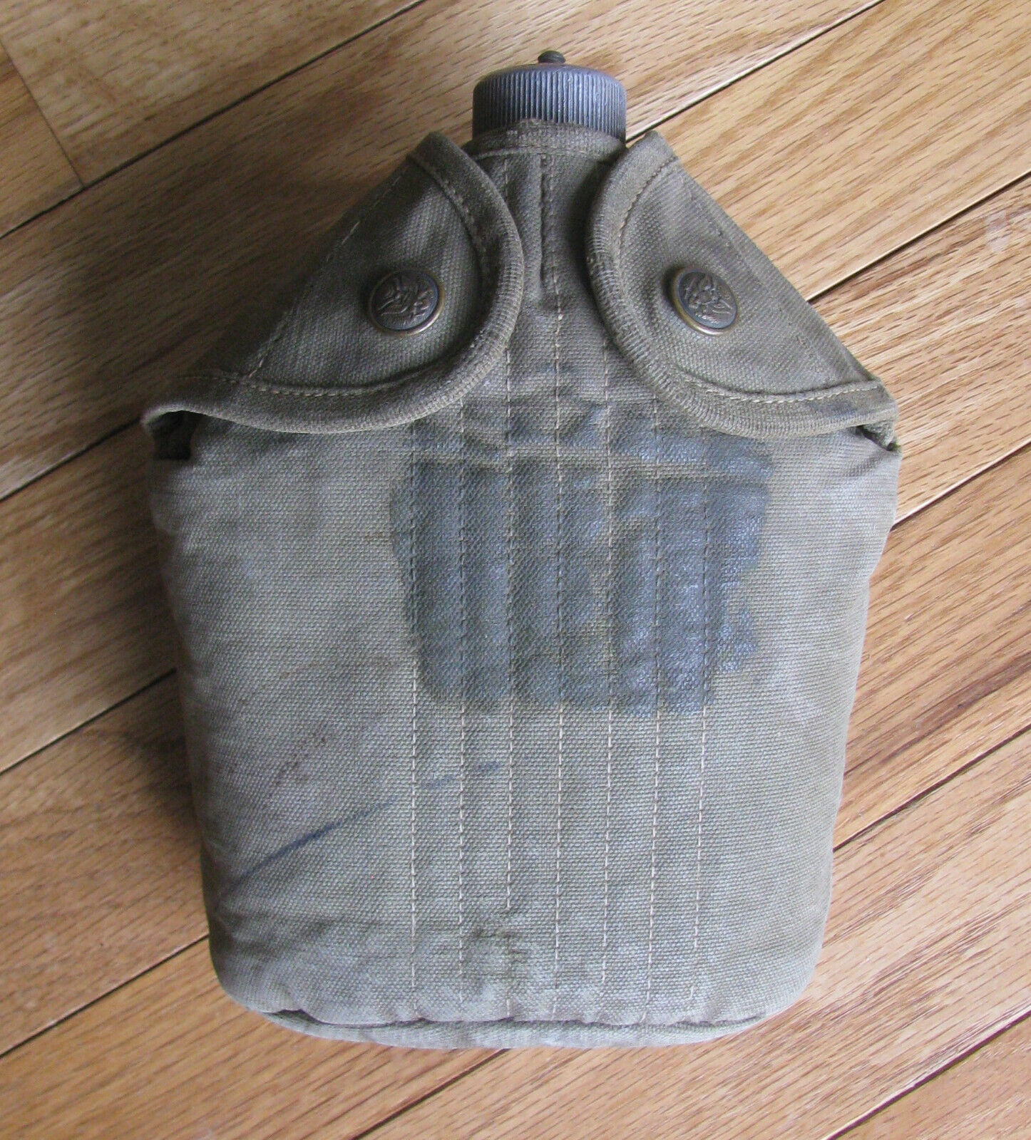WWI Eagle Snap Canteen & Cover RIA 1915