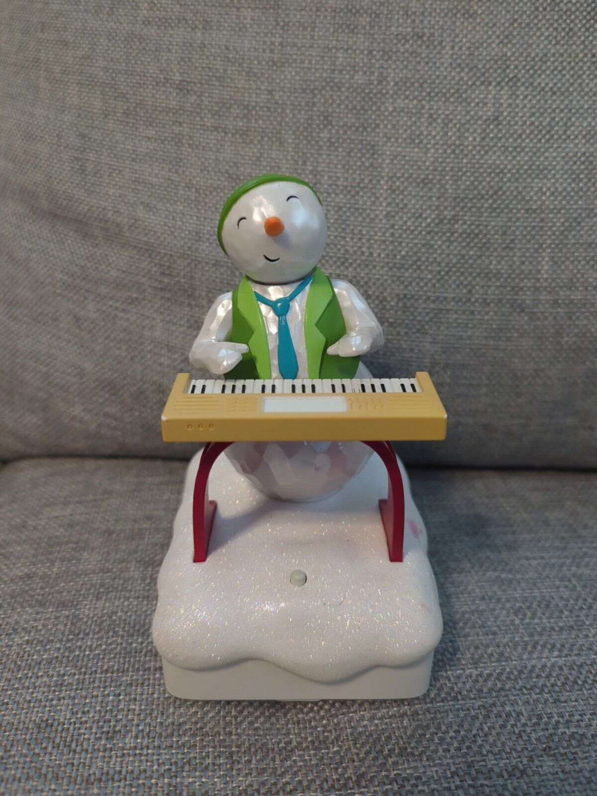 Vintage Hallmark Keyboard Ken Wireless Snowman Band 2010 Interactive Music WORKS