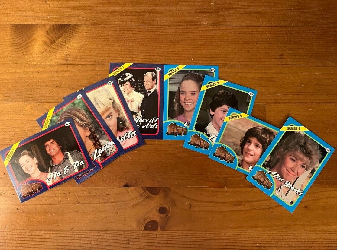 Little House on the Prairie Collectible Fan Made Trading Cards Series 1 and 2