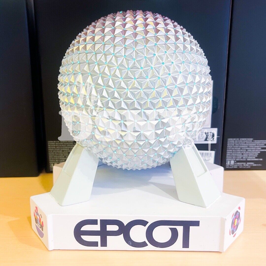 Disney Parks 2023 Epcot Reimagined Spaceship Earth Light-Up Figurine Statue NEW