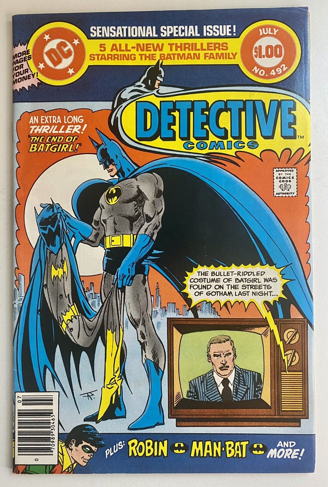 Detective Comics #492, DC Comics;  Double-Size