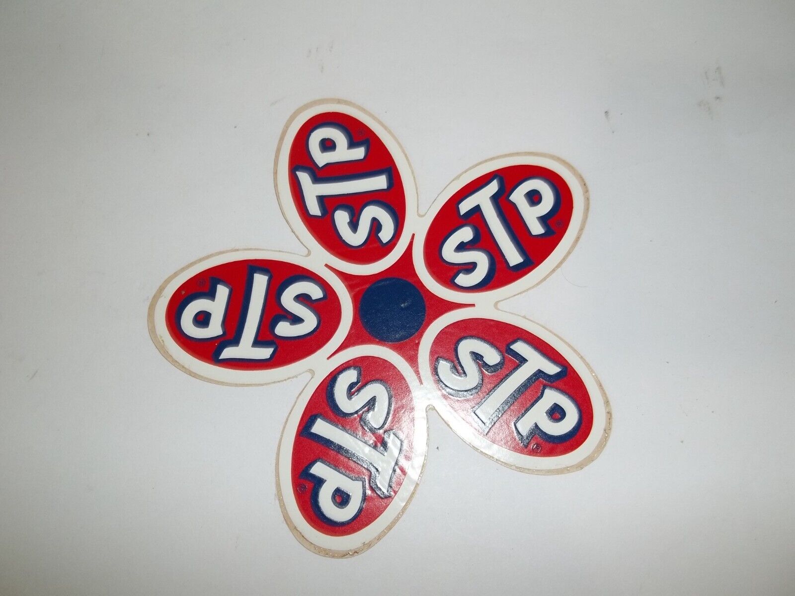 STP Flower - Original Vintage 1960\'s 70\'s Racing Decal/Sticker 