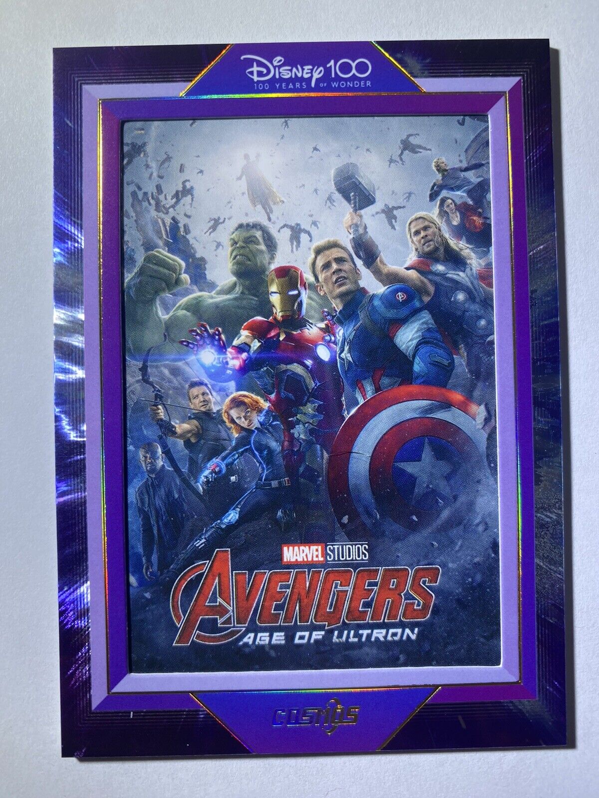 2023 Kakawow Cosmos Disney 100 Marvel Avengers Age Of Ultron Movie Poster/288 SP