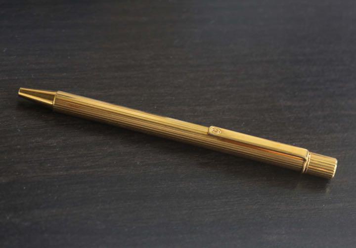 Cartier ballpoint pen Gold Length:12.5cm (No Box)