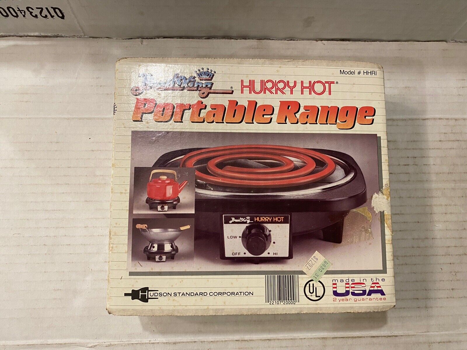 Broil King Portable Range Model #HHRI - Hot Plate - Single Cooktop