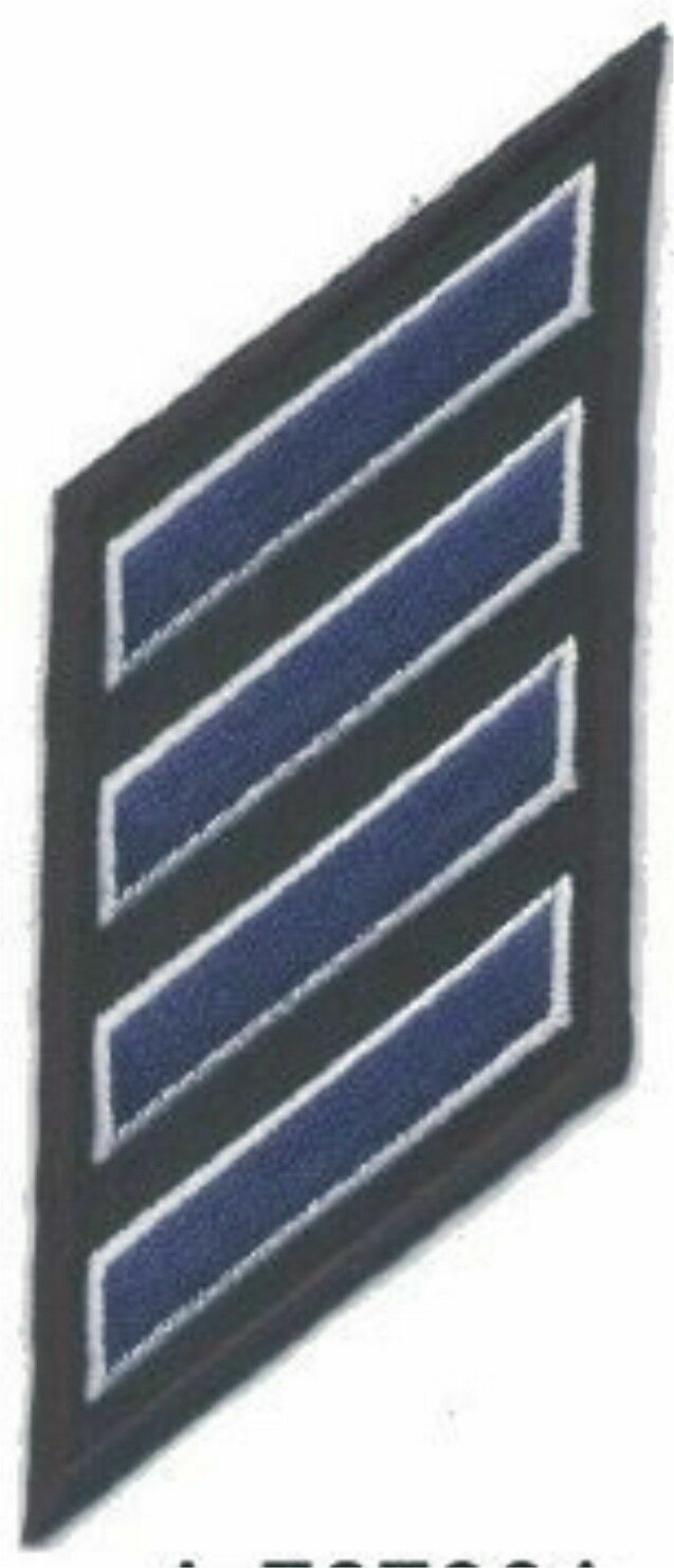 Police Four 4 Stripe 20 Twenty Year Service Stripes Insignia Embroidered Patch