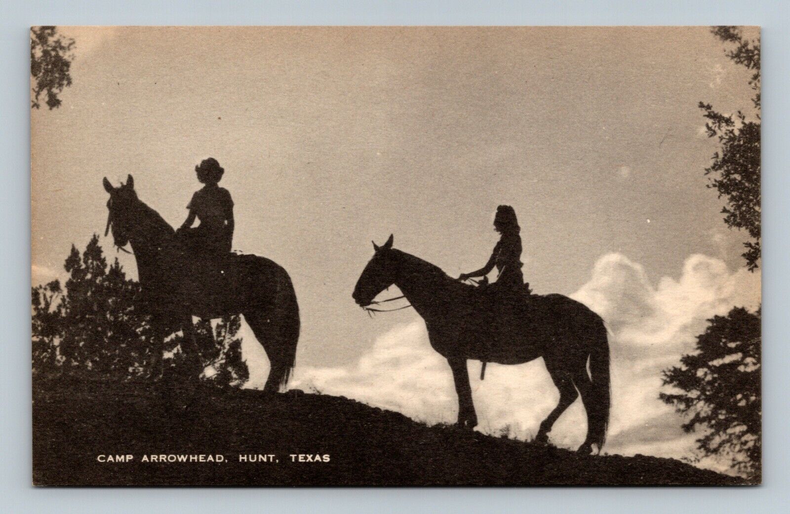 Camp Arrowhead Hunt, TX Texas Postcard