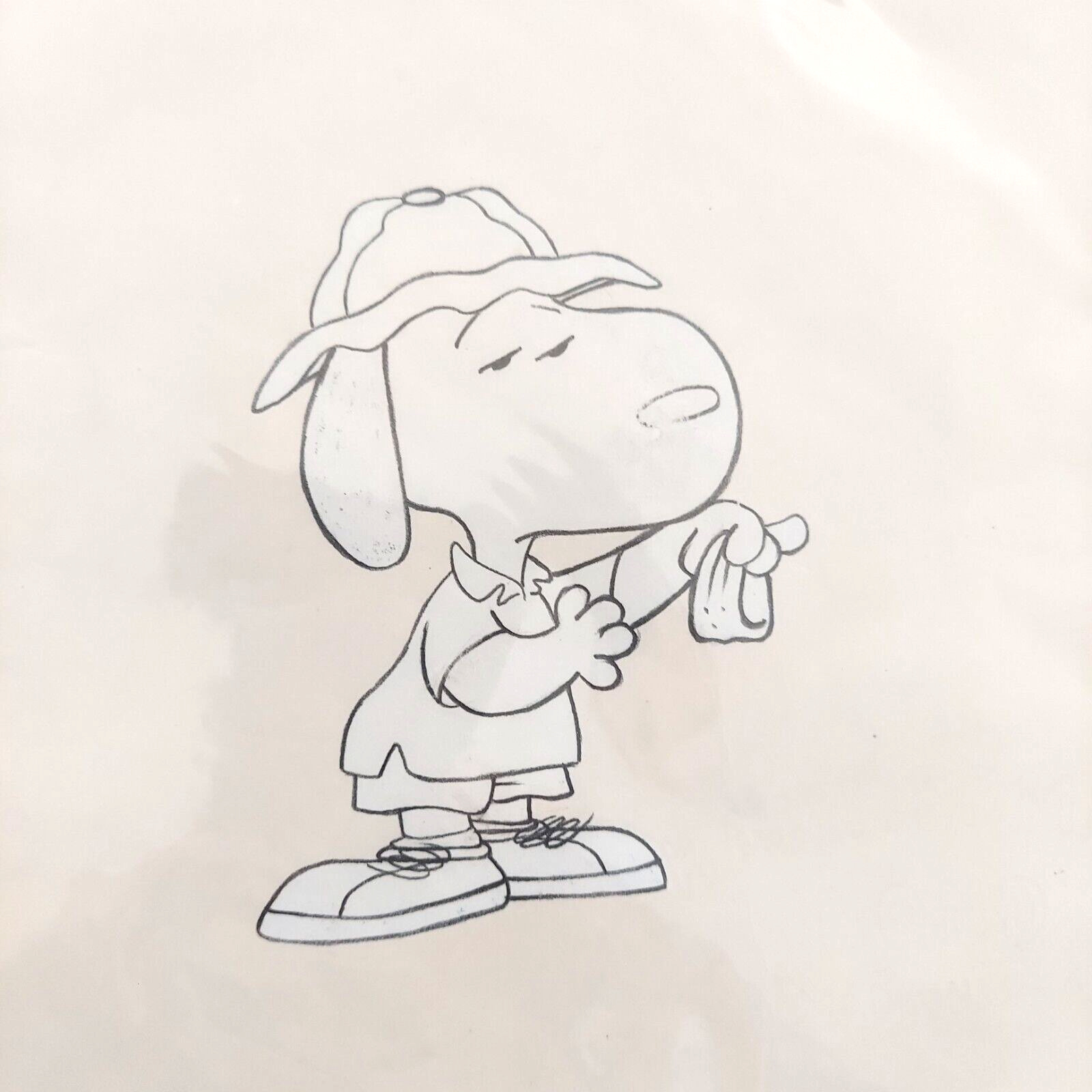SNOOPY from PEANUTS Animation Cel Drawing 1965-1985 - F/S