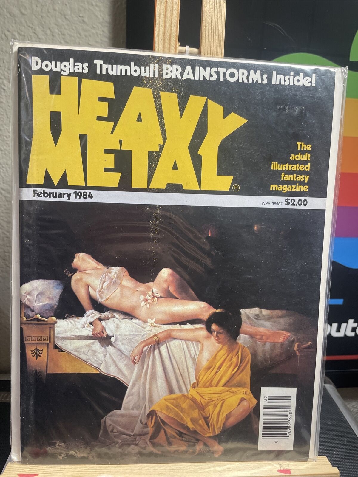 Heavy Metal Comic Magazine February 1984 Douglas Trumbull Moebius Druillet