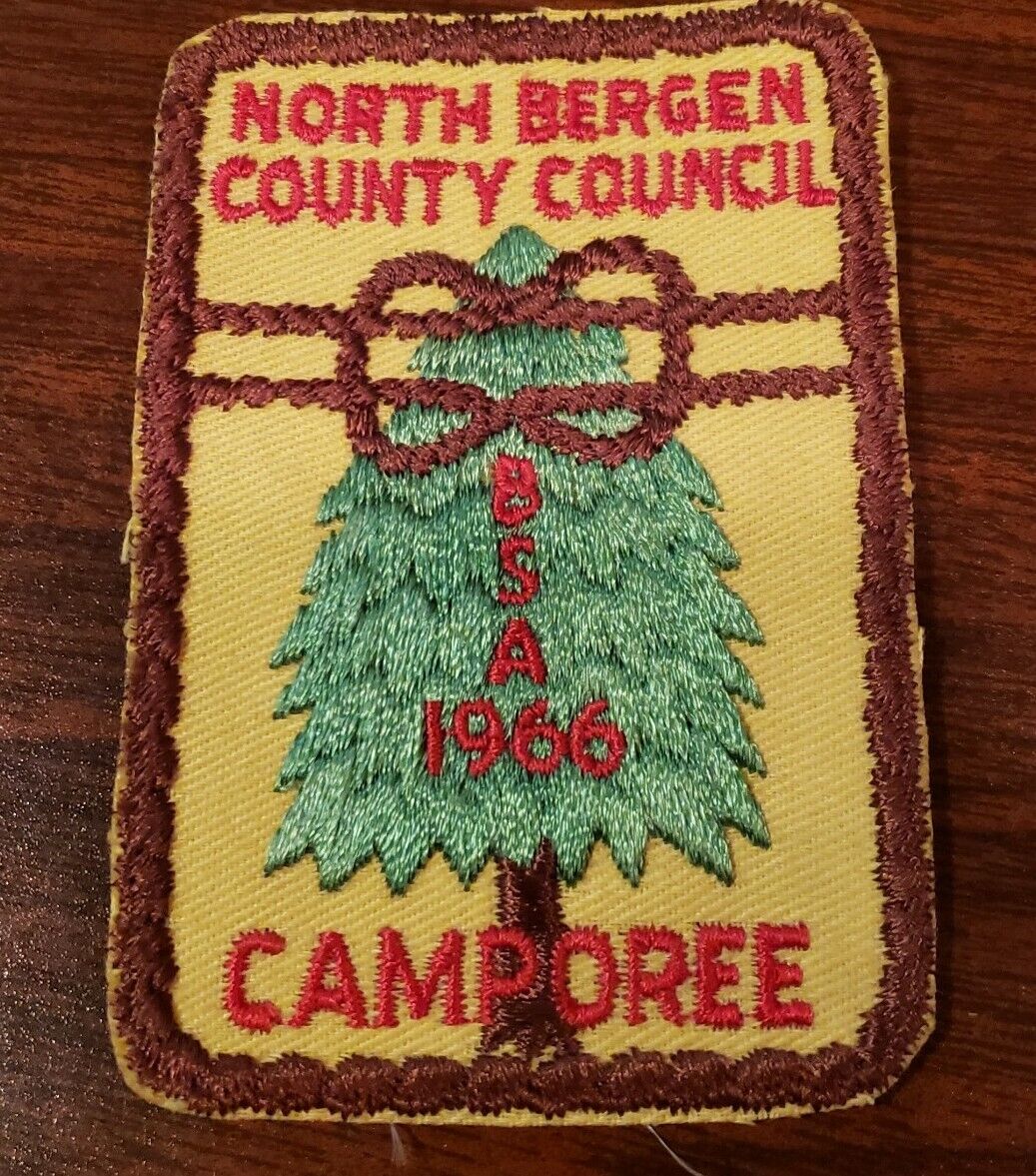 Boy Scout Camporee Patch 1966 North Bergen County Council New Jersey BSA  0066