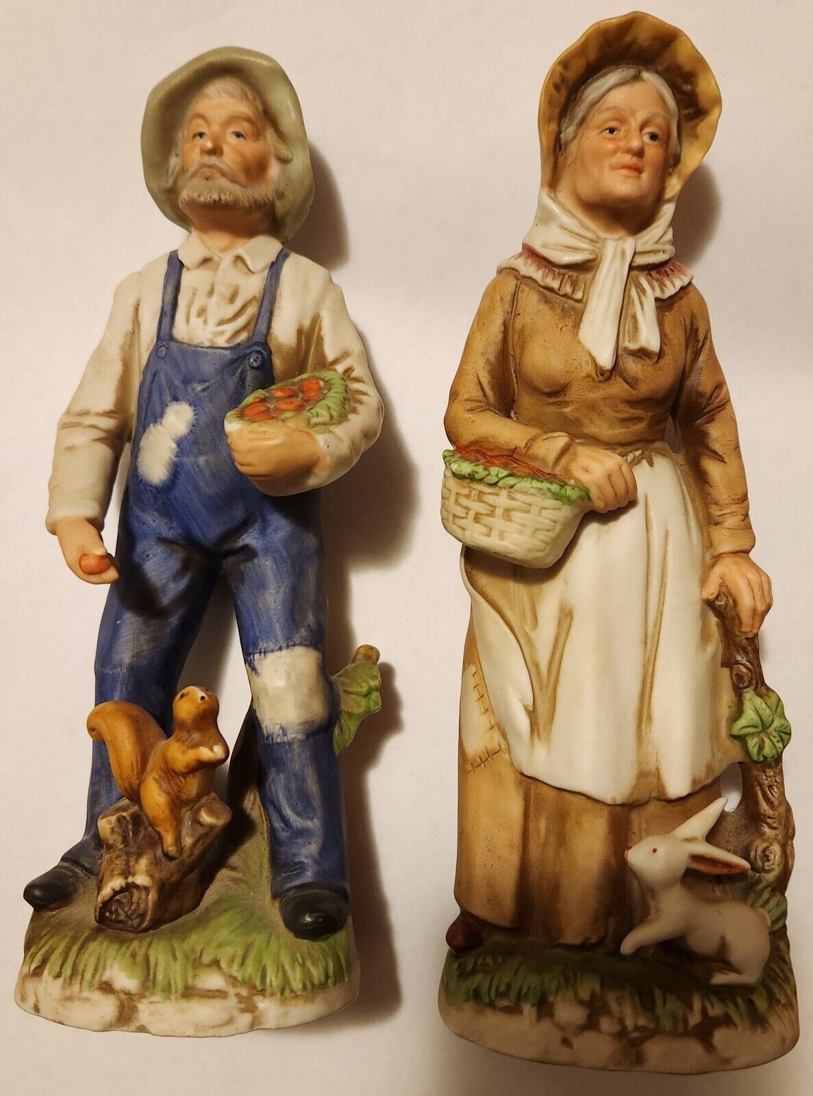 Vintage Homco Old Couple #1409 Farmers 8\